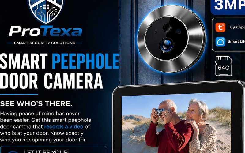 Smart Peephole Door Camera