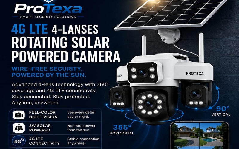 4G LTE Solar Powered Camera